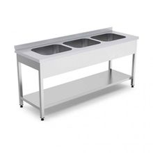 Empero EMP.E.72085-3ET 200x70x85 cm 3 Evyeli Alt Raflı Tezgah