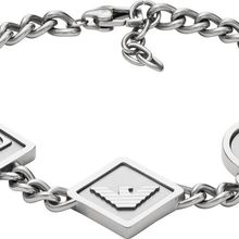 Emporio Armani AJEGS3071-040 Gri Erkek Bileklik