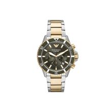 Emporio Armani AR11361 Altın Metalik Gri Erkek Kol Saati