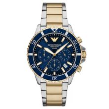 Emporio Armani AR11740 Altın Rengi Metalik Gri Çelik Erkek Kol Saati