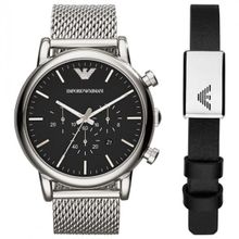 Emporio Armani AR80062SET Erkek Kol Saati ve Bileklik Seti
