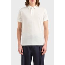 Emporio Armani EM000080 AF10094 U0011 Polo Yaka Beyaz Erkek T-shirt