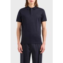 Emporio Armani EM000080 AF10094 UB118 Polo Yaka Lacivert Erkek T-shirt