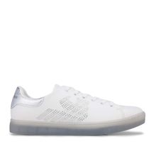 Emporio Armani X3X071 XL807 N627 Beyaz Gümüş Kadın Günlük Ayakkabı