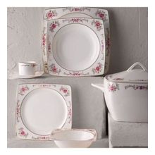Emsan BEF-724 Fine Bone 85 Parça Porselen Yemek Takımı