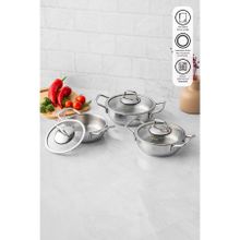 Emsan Demre 6 Parça Çelik Sahan Set