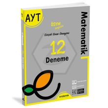 Endemik Yayınları 2022 AYT Matematik 12'li Deneme Sınavı