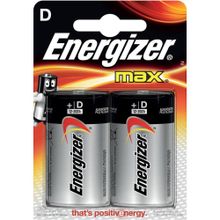 Energizer Alkaline Max 2'li D Boy Pil