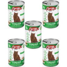 Energy Cat Food Somonlu Kısırlaştırılmış 5x400 gr Kedi Maması