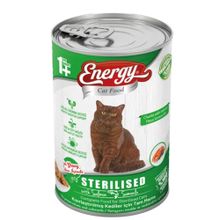 Energy Cat Food Somonlu Kısırlaştırılmış Islak 400 gr Kedi Maması