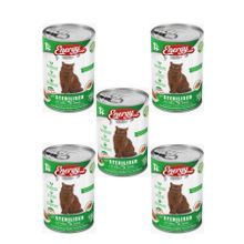 Energy Cat Food Somonlu Kısırlaştırılmış Islak 5x400 gr Kedi Maması