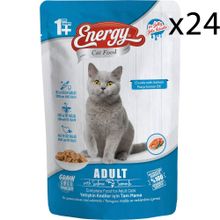 Energy Cat Food Somonlu Yetişkin Islak 24x85 gr Kedi Maması