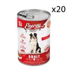 Energy Sığır Etli Yetişkin 20x415 gr Konserve Köpek Maması