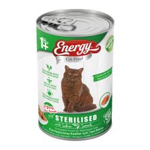 Energy Somonlu Kısırlaştırılmış 60x415 gr Islak Kedi Maması