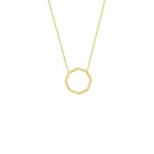 Engin Gold 14k Altın Çokgen Geometrik Kolye