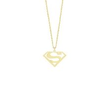 Engin Gold 14k Altın Superman Kolye