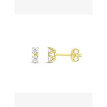 Engin Gold 14K Altın Taşlı Küpe