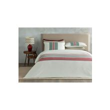 English Home Cosy Stripe Winter Soft Kırmızı-Yeşil Çift Kişilik Nevresim Takımı