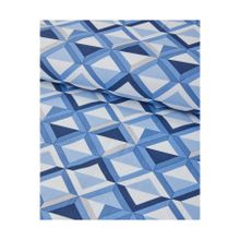 English Home Mini Argyle Mavi Tek Kişilik Nevresim Takımı