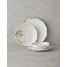 English Home Serenity 24 Parça 6 Kişilik Renkli Porselen Yemek Takımı