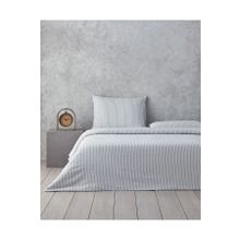 English Home Stitch Line İpliği Boyalı 160x220 cm Lacivert Tek Kişilik Nevresim Takımı