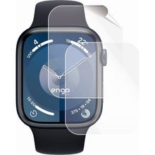 Engo Apple Watch 9 45 mm Şeffaf TPU Film 2 Adet Ekran Koruyucu