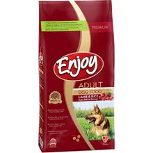 Enjoy Kuzu Etli Pirinçli 1 kg Açık Köpek Maması