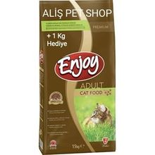 Enjoy Tavuklu Çok Renkli 15 + 1 kg Yetişkin Kedi Maması