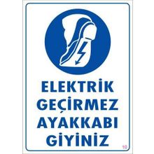 Ennalbur PVC 25x35 10 İkaz Levhası