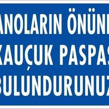 Ennalbur PVC 25x35 1128 İkaz Levhası