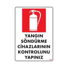 Ennalbur PVC 25x35 860 İkaz Levhası