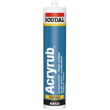 Ennalbur Soudal Acryrub Silikonize Mastik 310 ml Beyaz Silikon