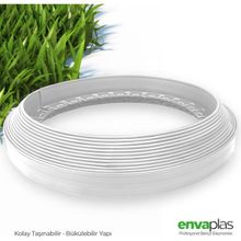 Envaplas Esnek Beyaz 1x25 m Pratik Çim Ayırıcı