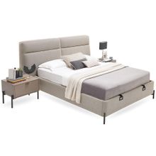 Enza Home Berta 17601 Bej 200x200 cm Başlıklı Baza