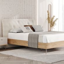 Enza Home Cante 57001 Krem 180x200 cm Başlıklı Karyola