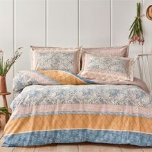 Enza Home Delissa Mavi Çift Kişilik Nevresim Seti