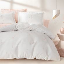 Enza Home Ember Beyaz Pudra Tek Kişilik Nevresim Takımı