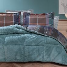 Enza Home Mosi Indigo Triola Tek Kişilik Nevresim Takımı