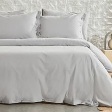 Enza Home Plain Gri Çift Kişilik XL Nevresim Takımı