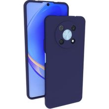 Eonaks Huawei Nova Y90 Kamera Korumalı Silikon Rubber Arka Kapak Lacivert Kılıf