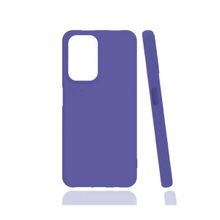 Eonaks Infinix Note 8 Kamera Korumalı Silikon Rubber Arka Kapak Lila Kılıf