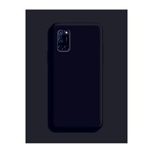 Eonaks Oppo A52 Kamera Korumalı Silikon Rubber Arka Kapak Siyah Kılıf