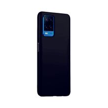 Eonaks Oppo A54 4G Kamera Korumalı Silikon Rubber Arka Kapak Siyah Kılıf