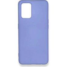 Eonaks Oppo A74 Kamera Korumalı Silikon Rubber Arka Kapak Lila Kılıf