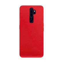 Eonaks Oppo A9 2020 Kamera Korumalı Silikon Rubber Arka Kapak Lila Kılıf