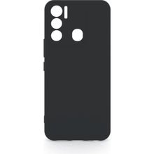 Eonaks Tecno Pova Neo Kamera Korumalı Silikon Rubber Arka Kapak Siyah Kılıf