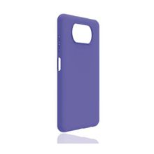 Eonaks Xiaomi Poco X3 NFC Kamera Korumalı Silikon Rubber Arka Kapak Lila Kılıf