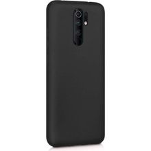Eonaks Xiaomi Redmi 9 Kamera Korumalı Silikon Rubber Arka Kapak Siyah Kılıf
