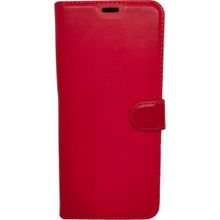 Eonaks Xiaomi Redmi Note 8 Cüzdanlı Kapaklı Kartlıklı Standlı Kopçalı Kırmızı Kılıf