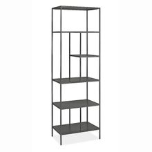 Ephesus Metal Siyah 60X180 Kitaplık
